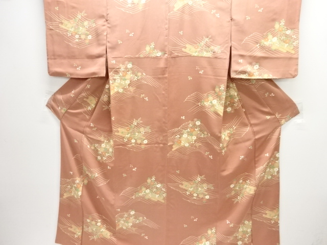 花筏模様小紋着物